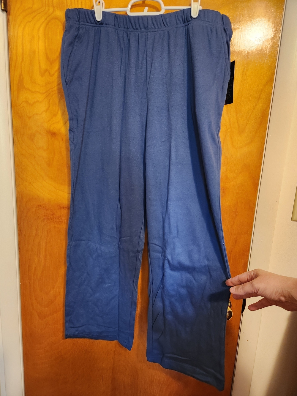 Woman Within Blue Women's Knit Pants BNWT.